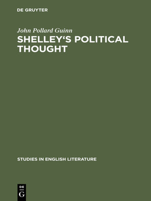 cover image of Shelley's political thought